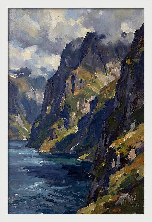 Tranquil Fjord Reflections