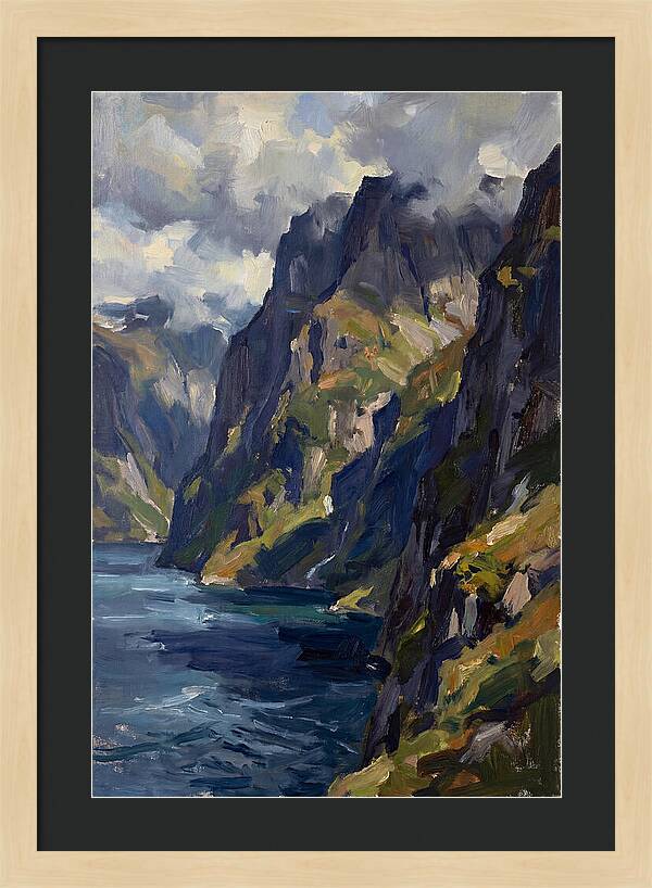 Tranquil Fjord Reflections