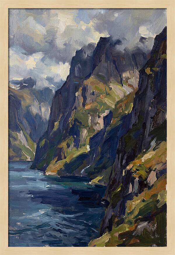 Tranquil Fjord Reflections