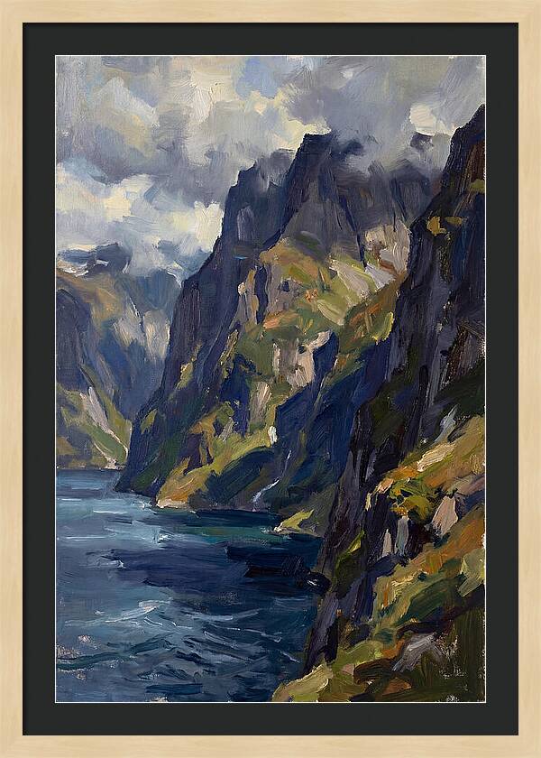 Tranquil Fjord Reflections