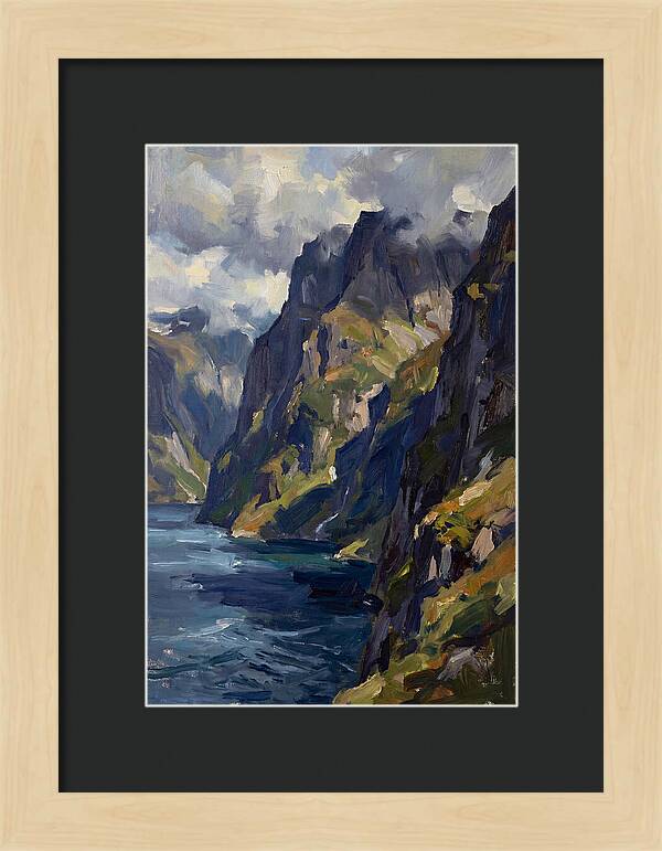 Tranquil Fjord Reflections