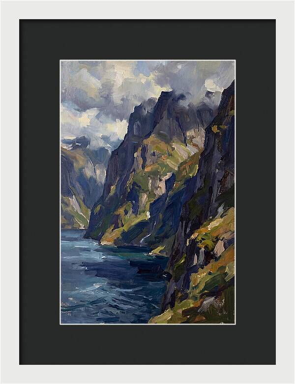 Tranquil Fjord Reflections