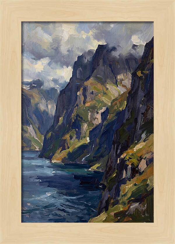 Tranquil Fjord Reflections