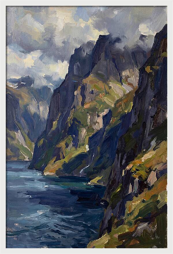Tranquil Fjord Reflections