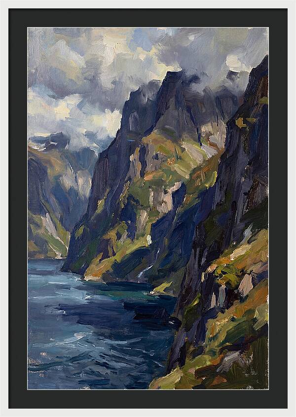 Tranquil Fjord Reflections