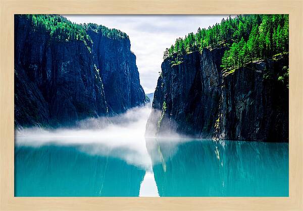 Tranquil Fjord Reflections