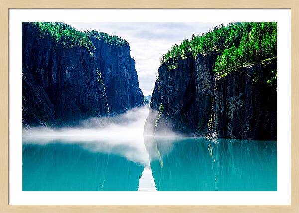 Tranquil Fjord Reflections