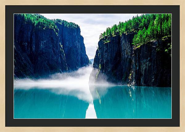 Tranquil Fjord Reflections