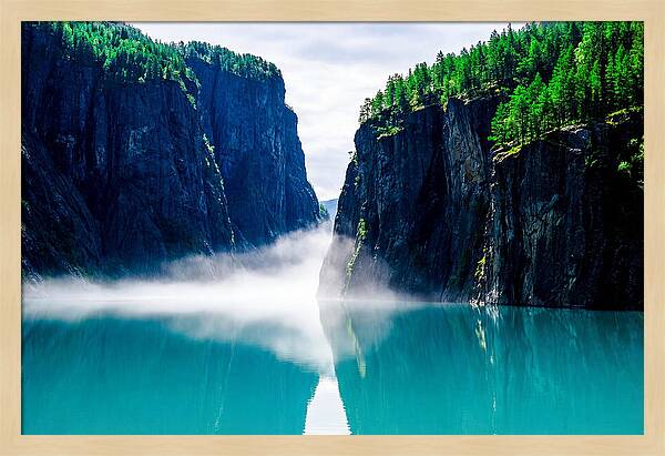 Tranquil Fjord Reflections