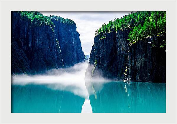 Tranquil Fjord Reflections