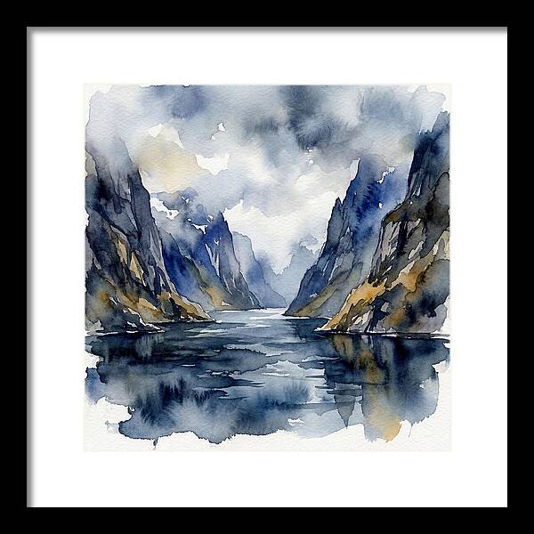 Tranquil Fjord Reflections