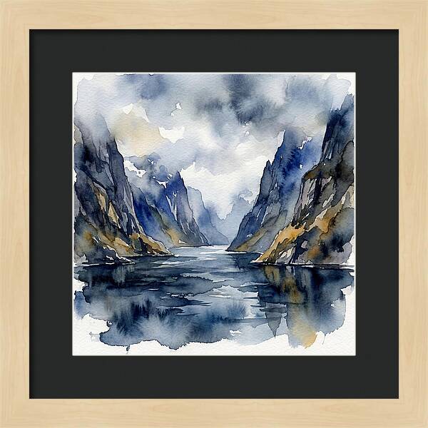 Tranquil Fjord Reflections