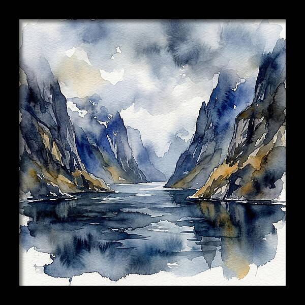Tranquil Fjord Reflections