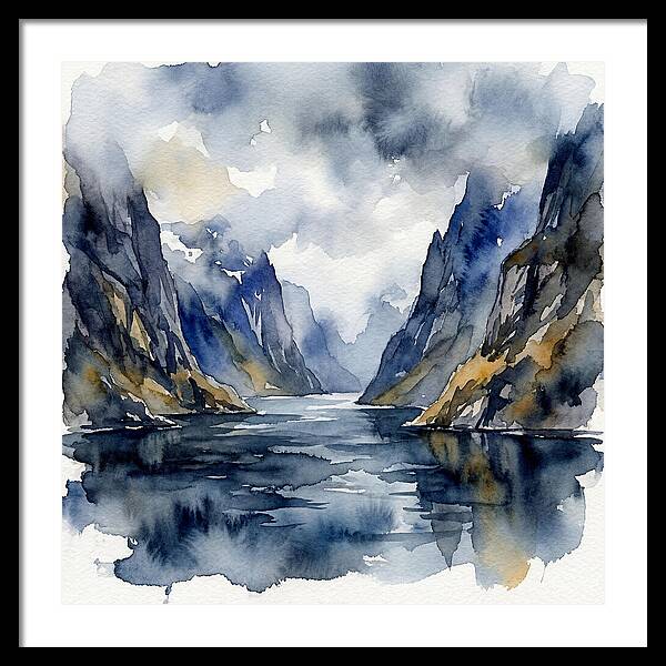 Tranquil Fjord Reflections