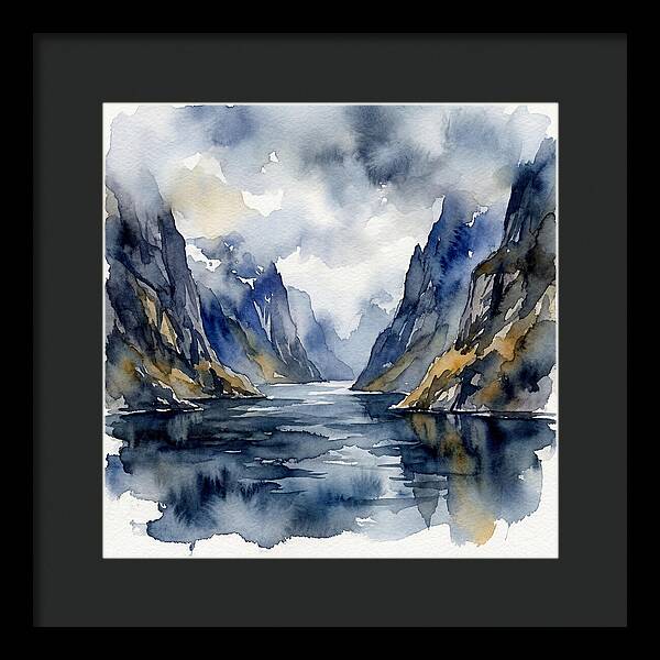 Tranquil Fjord Reflections