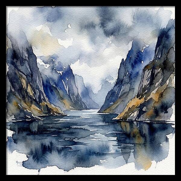 Tranquil Fjord Reflections