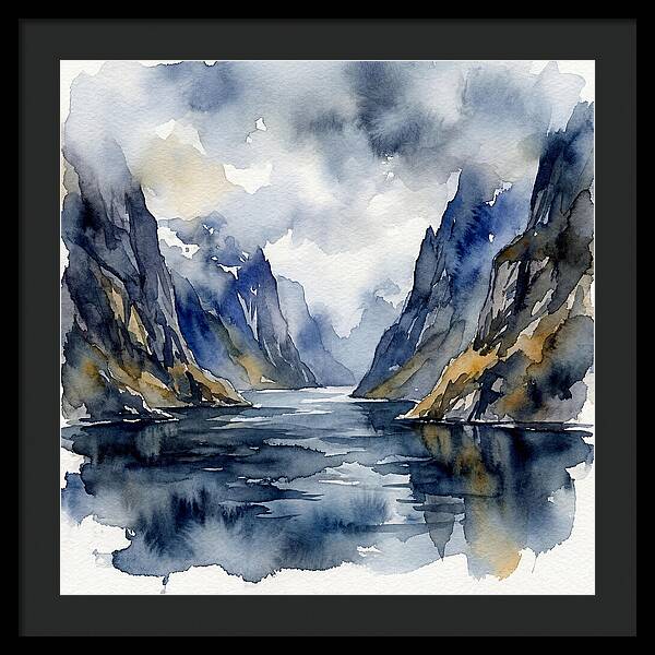 Tranquil Fjord Reflections