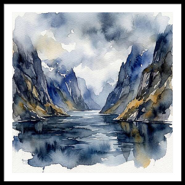 Tranquil Fjord Reflections