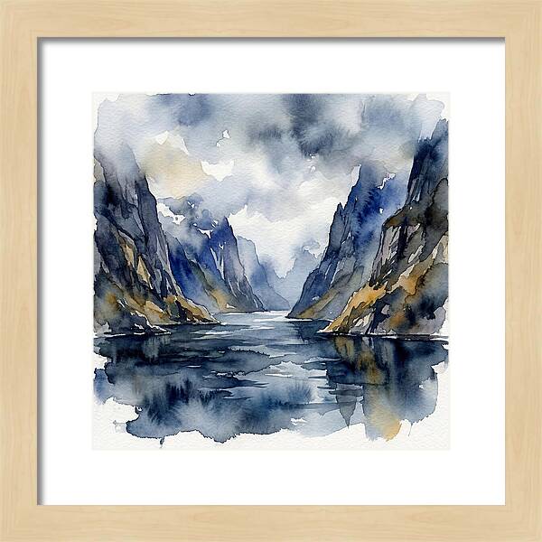 Tranquil Fjord Reflections