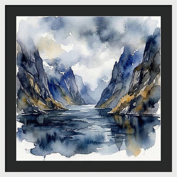 Tranquil Fjord Reflections