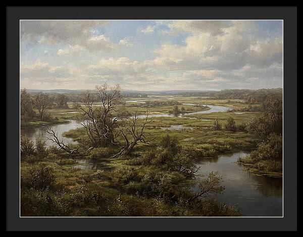 Tranquil Floodplain Reflections