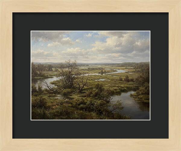 Tranquil Floodplain Reflections