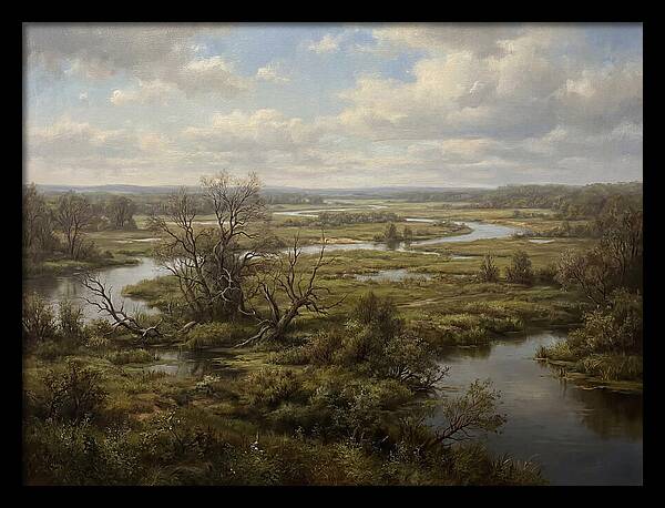 Tranquil Floodplain Reflections