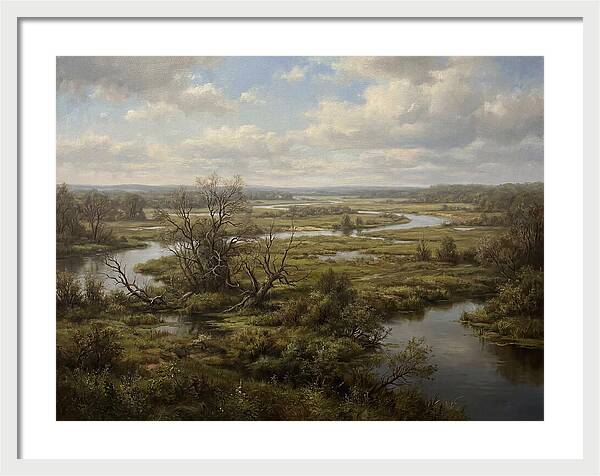 Tranquil Floodplain Reflections