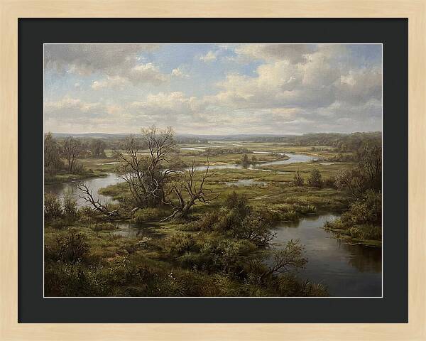 Tranquil Floodplain Reflections