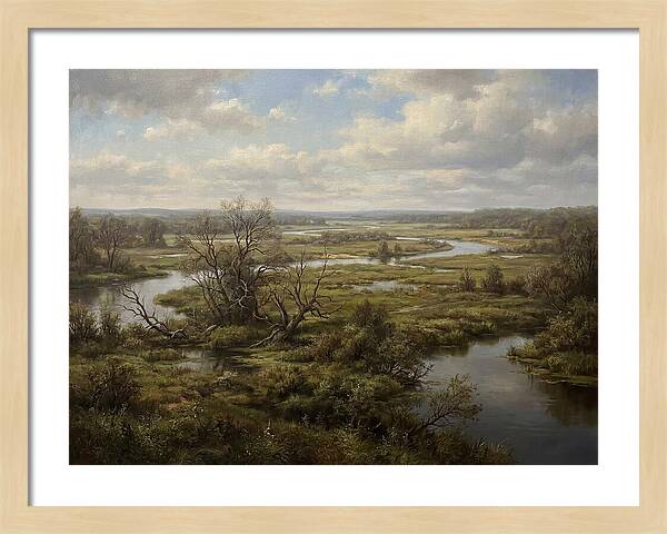 Tranquil Floodplain Reflections
