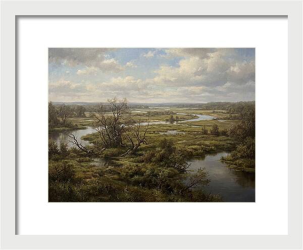 Tranquil Floodplain Reflections