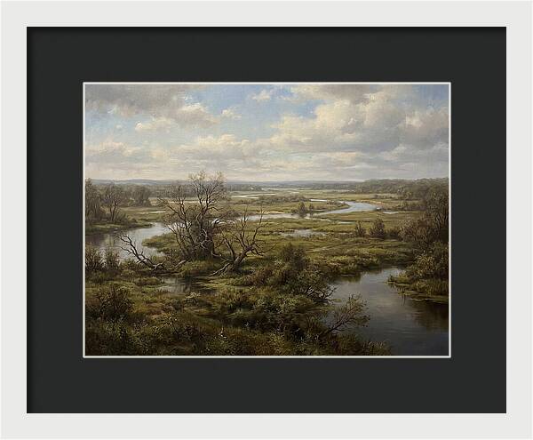 Tranquil Floodplain Reflections