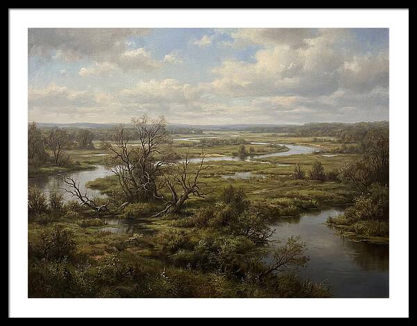 Tranquil Floodplain Reflections