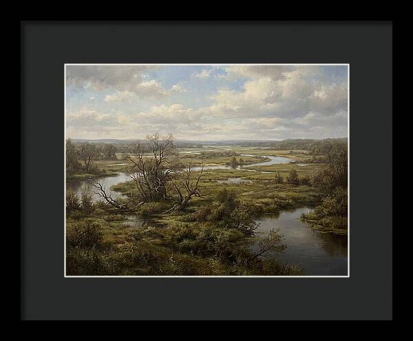 Tranquil Floodplain Reflections