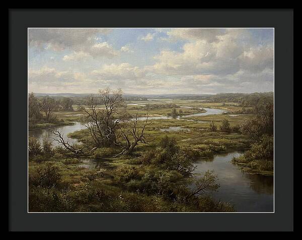 Tranquil Floodplain Reflections