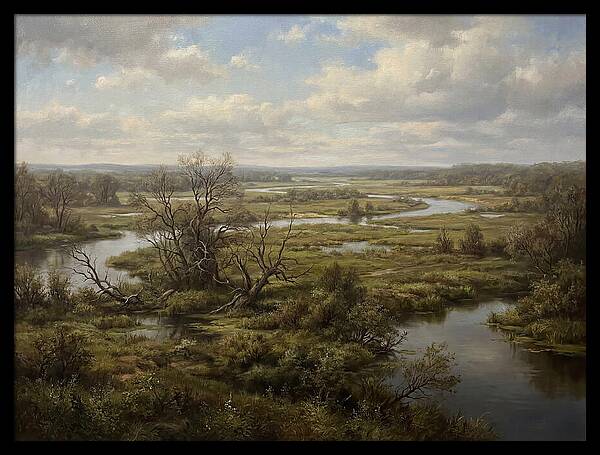 Tranquil Floodplain Reflections