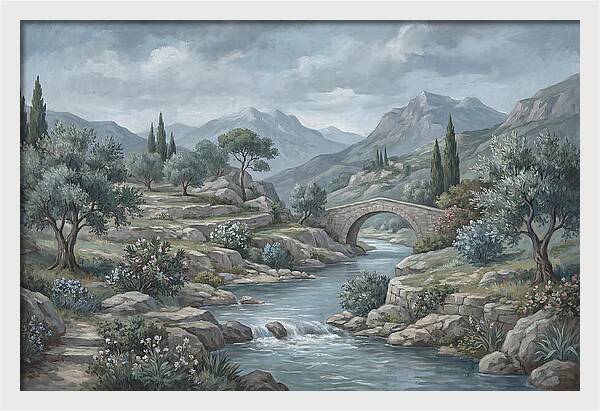 Tranquil Flow Of Nature