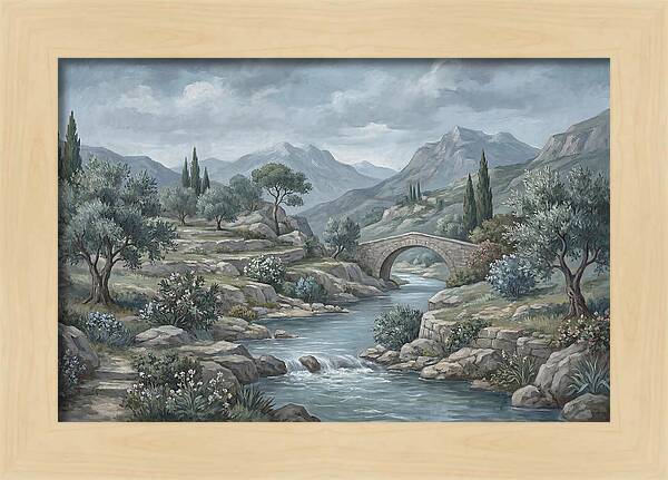 Tranquil Flow Of Nature