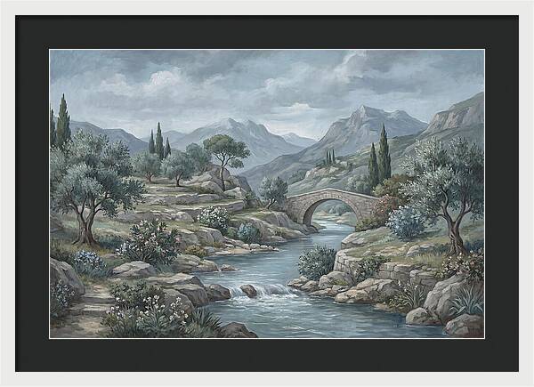Tranquil Flow Of Nature