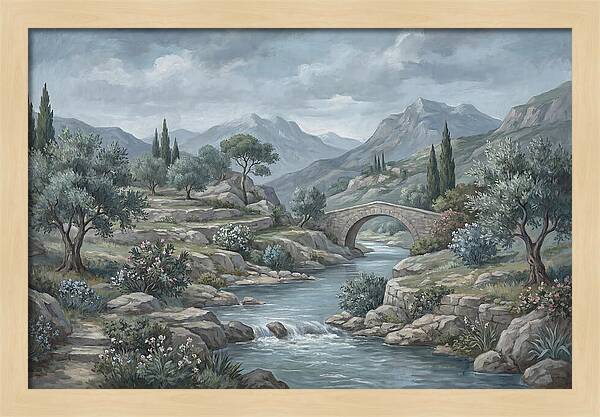 Tranquil Flow Of Nature