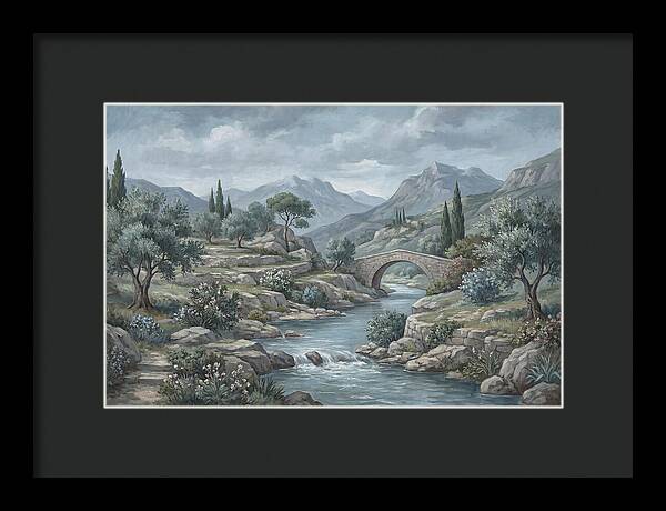 Tranquil Flow Of Nature