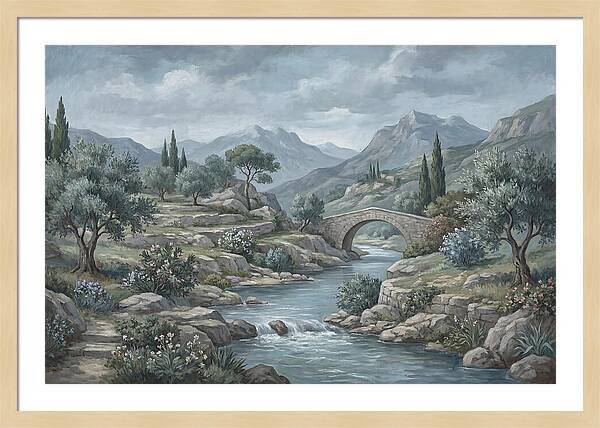 Tranquil Flow Of Nature