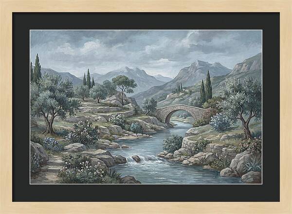Tranquil Flow Of Nature