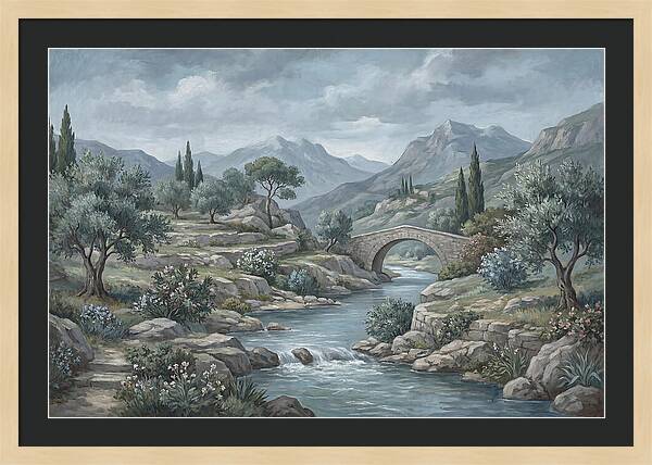Tranquil Flow Of Nature