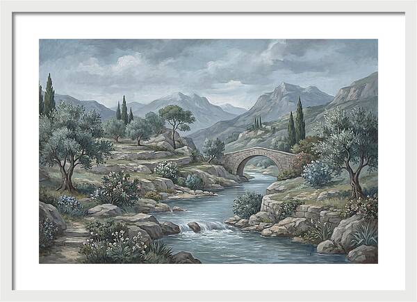 Tranquil Flow Of Nature