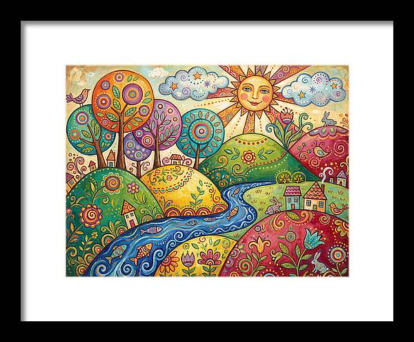 Tranquil Folk Landscape
