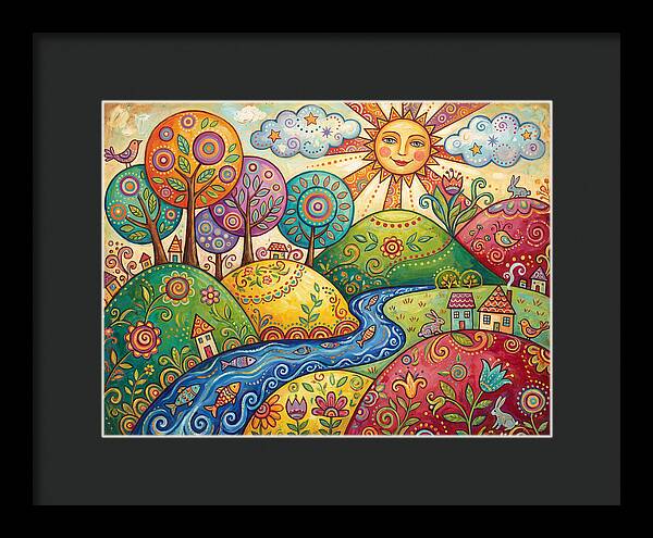 Tranquil Folk Landscape