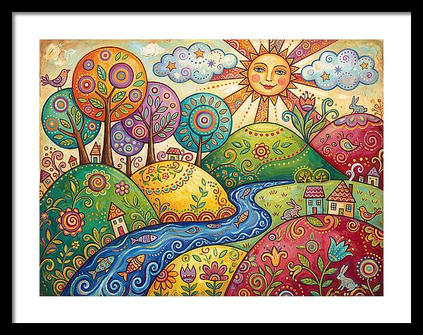 Tranquil Folk Landscape