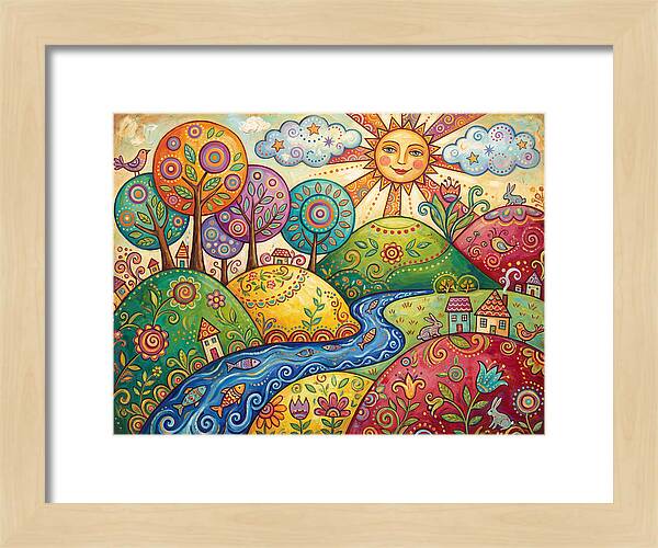 Tranquil Folk Landscape