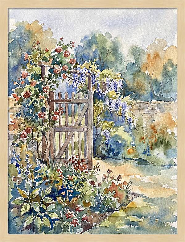 Tranquil Garden Entrance